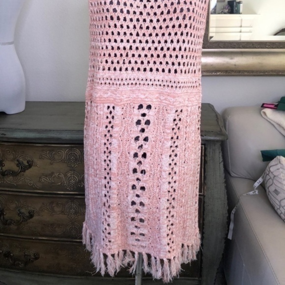 NWT Cost Plus World Market dress  Pink sweater dress soft girl